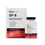 Novex Biotech GF-9 supplement packaging on a white background