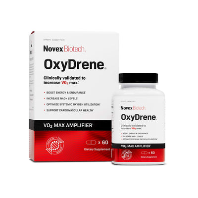 OxyDrene box and bottle on white.